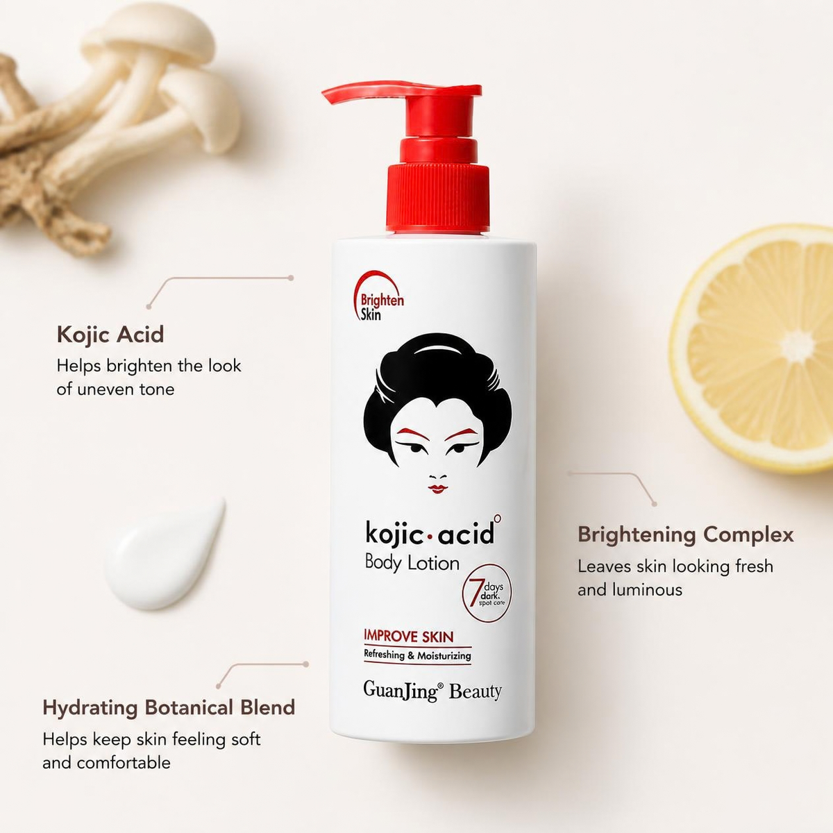 The All-Over Glow — Kojic Acid Body Lotion
